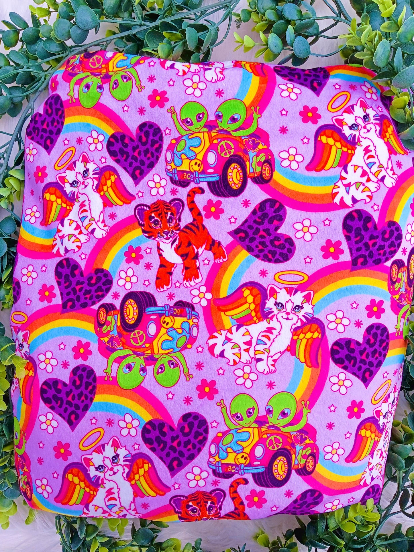 Velvety Nostalgia Leopard and Rainbow (Put Style + Size in Notes at Checkout)