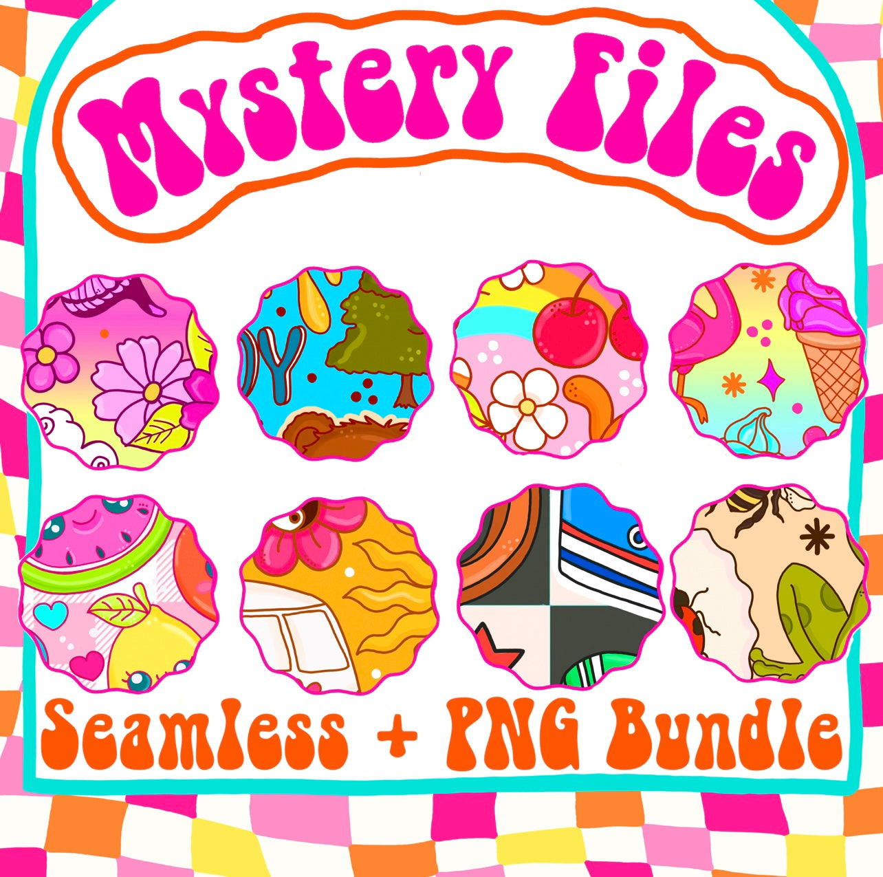 Bundle 8 Mystery Seamless + PNG All Files