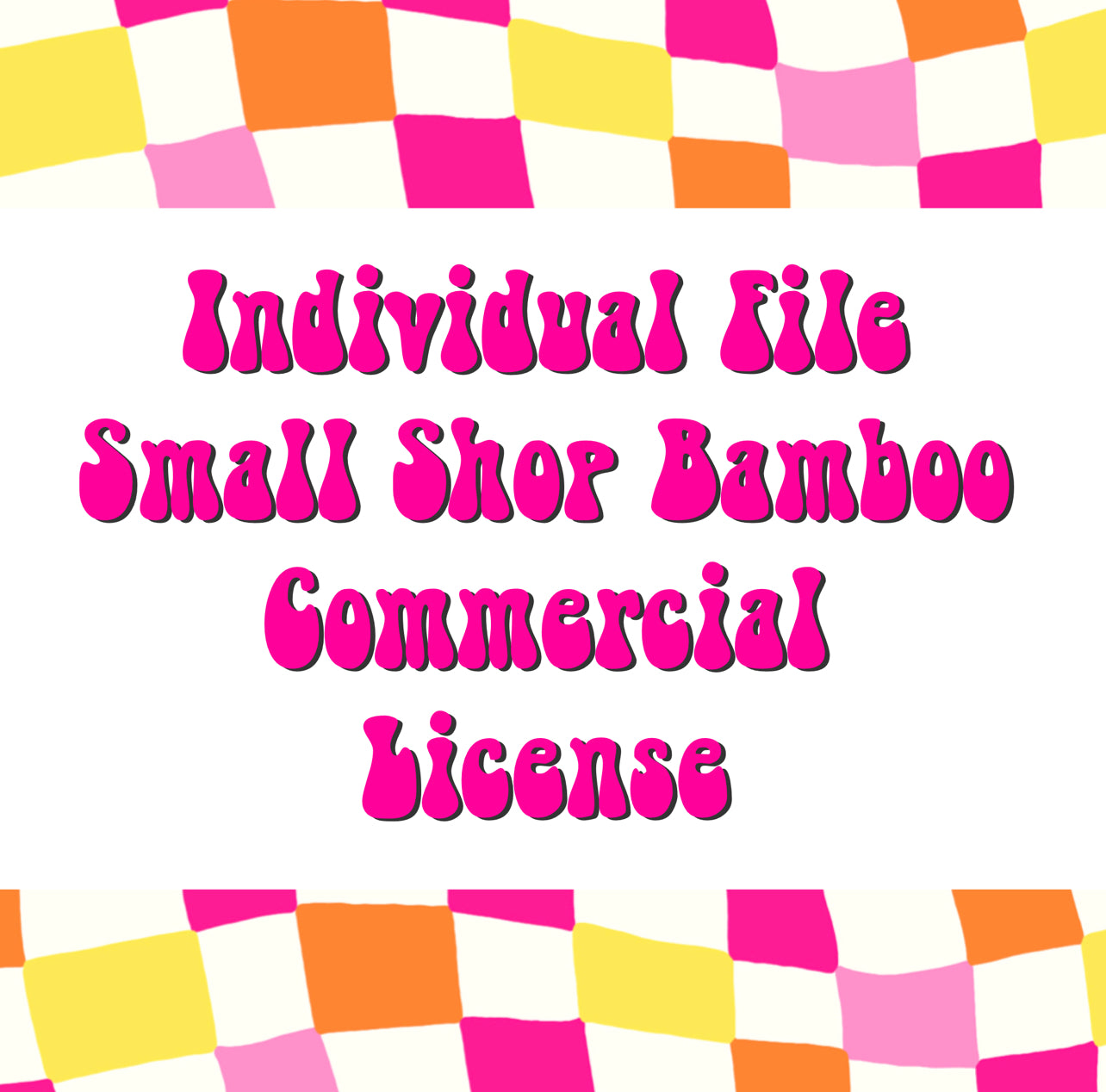 Individual File Bamboo Small Shop License