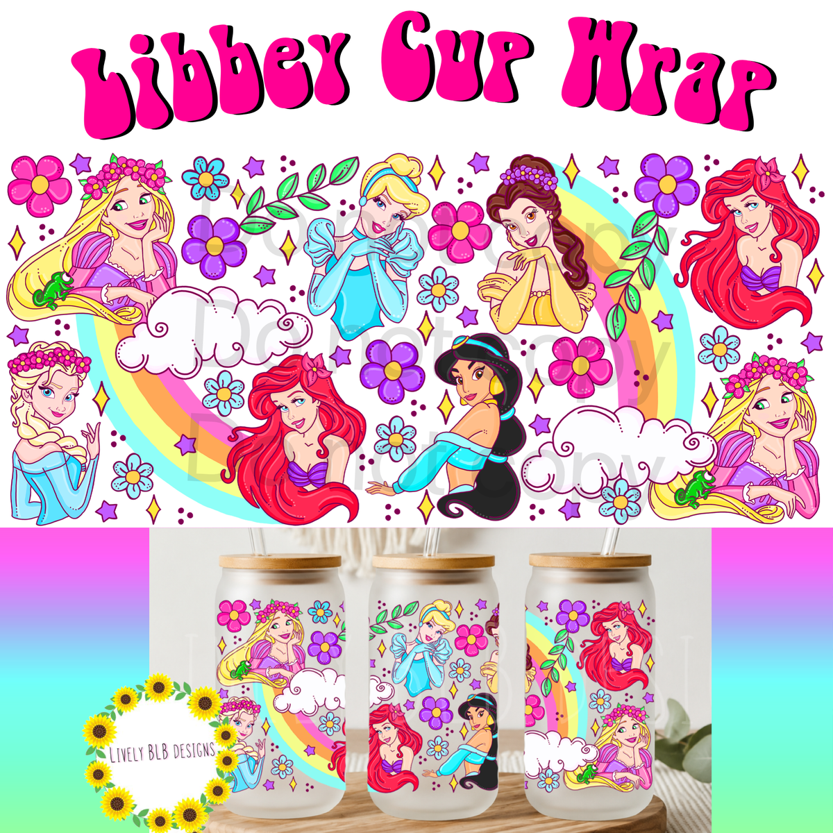 Cup Wrap Limited Exclusie Bundle 6 Libbey Cup Wraps