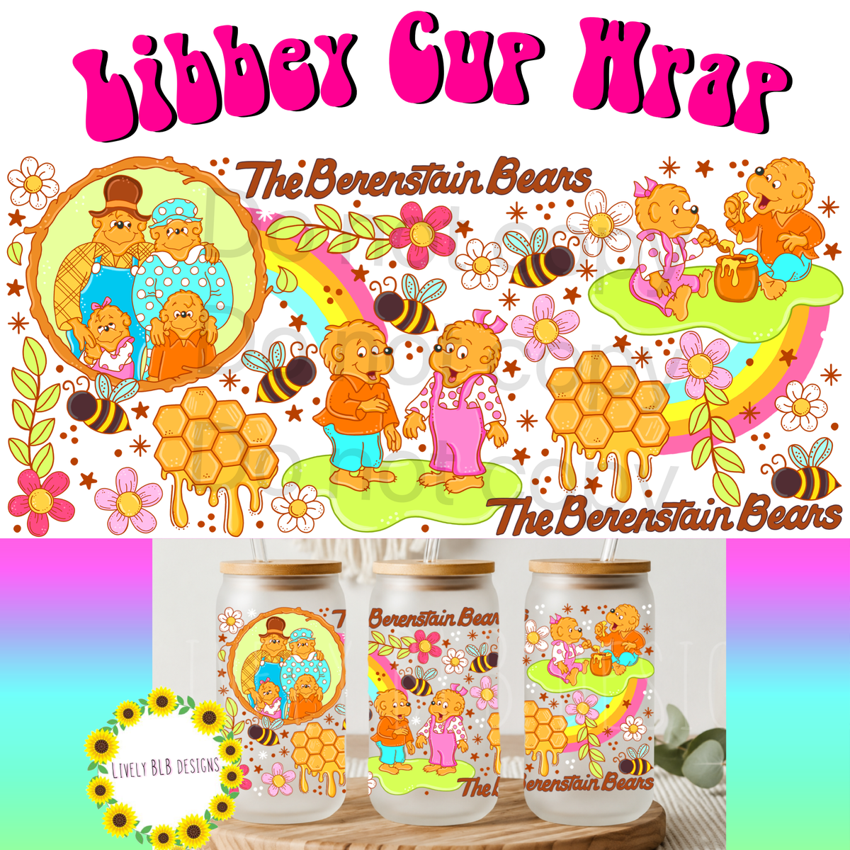 Cup Wrap Limited Nostalgia Party Bundle 8 Libbey Cup Wraps