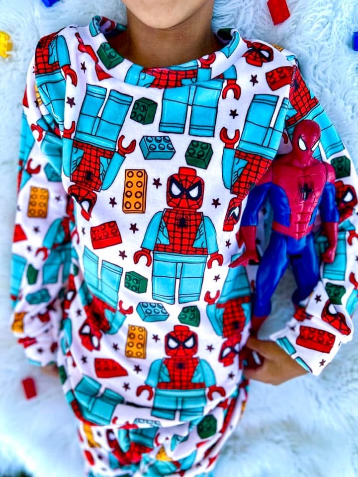 Velvety Blocks Superhero BLB Handdrawn (Select Style)