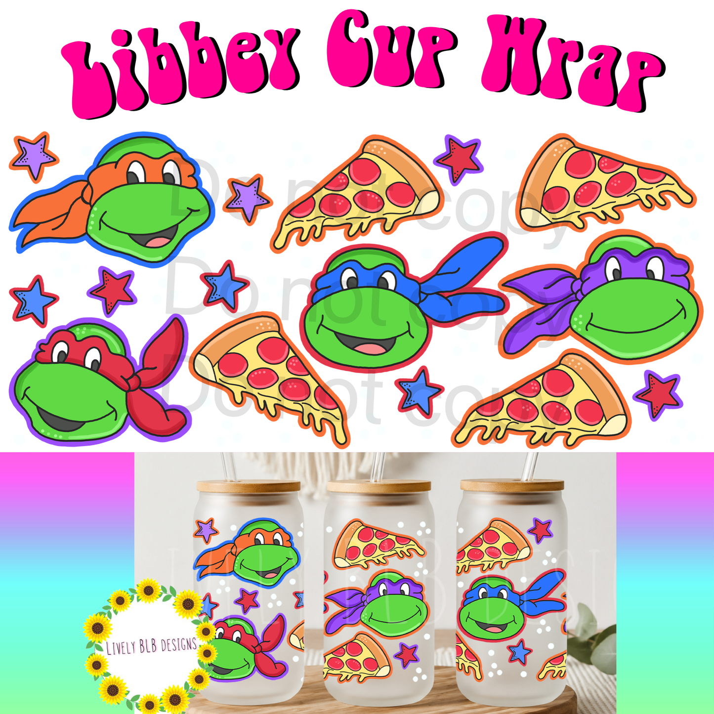 Cup Wrap Limited Nostalgia 2.0 Bundle 5 Libbey Cup Wraps