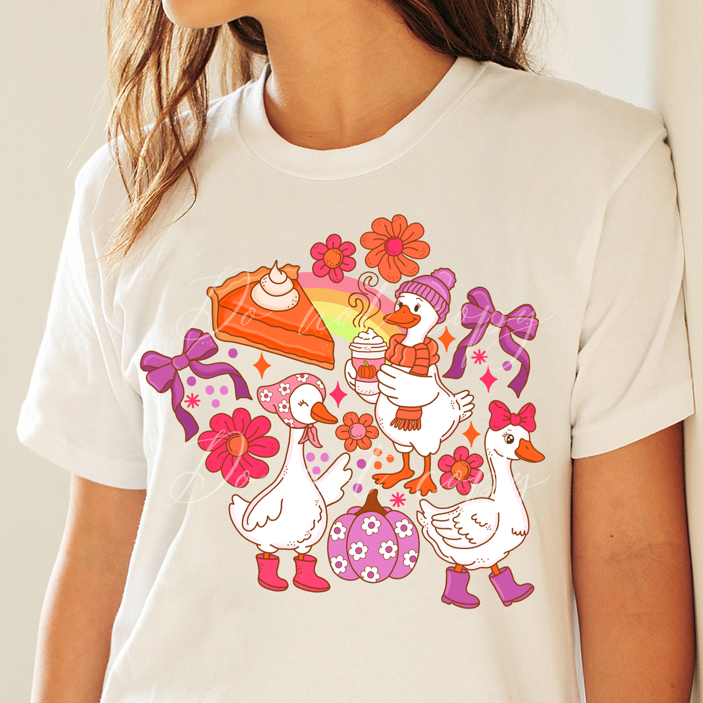 Seamless Fall Cutesy + PNG Bundle S490