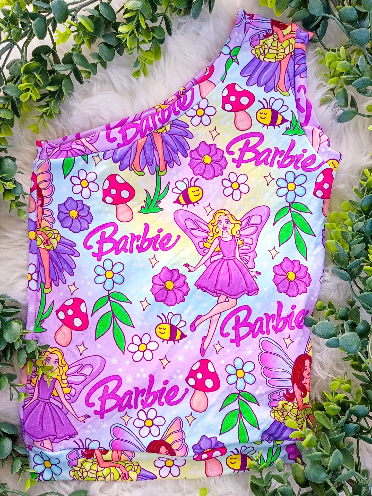 Size 6- Bamboo Ready To Ship Fairy Girls Off Shoulder Top