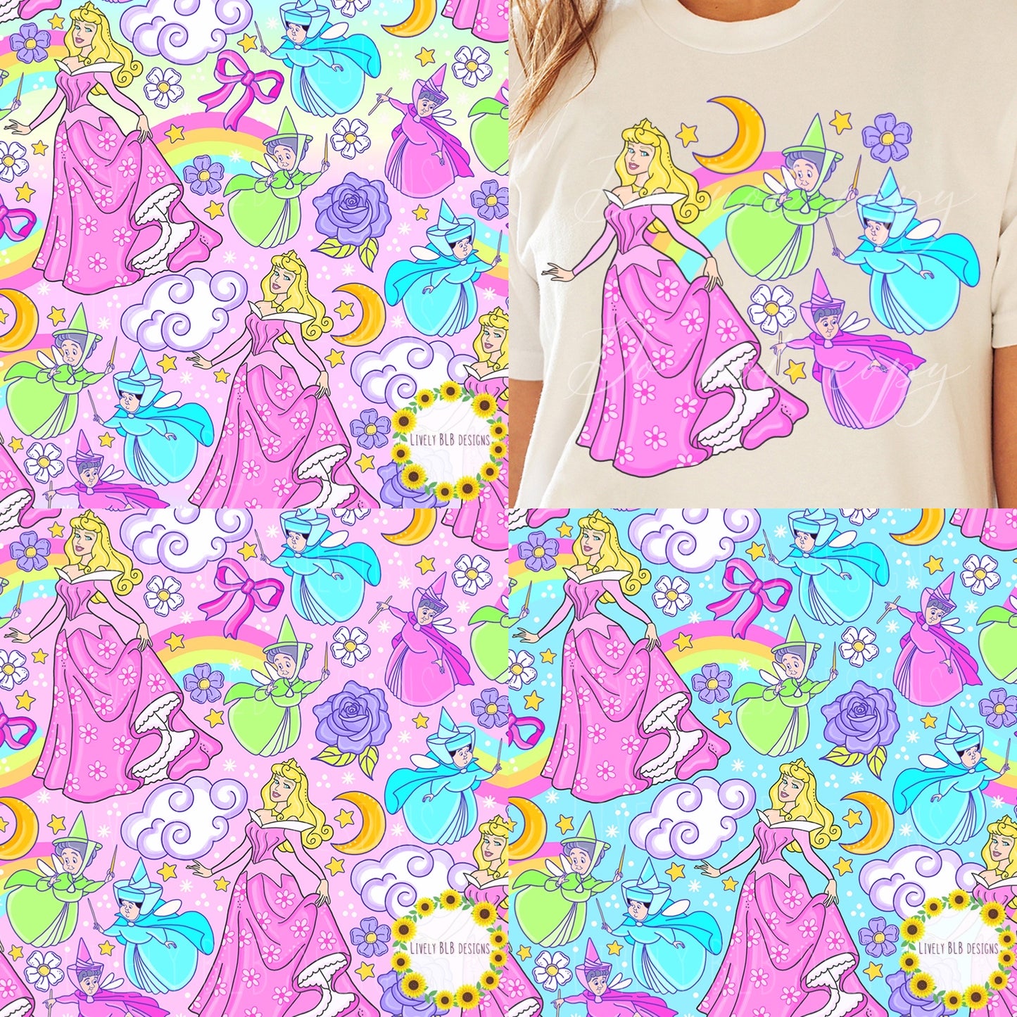 LIMITED EVERYTHING Princess Era Bundle (All Seamless + Pngs) All Colorways 45+ Files