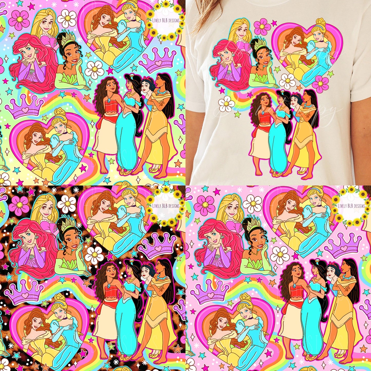 LIMITED EVERYTHING Princess Era Bundle (All Seamless + Pngs) All Colorways 45+ Files