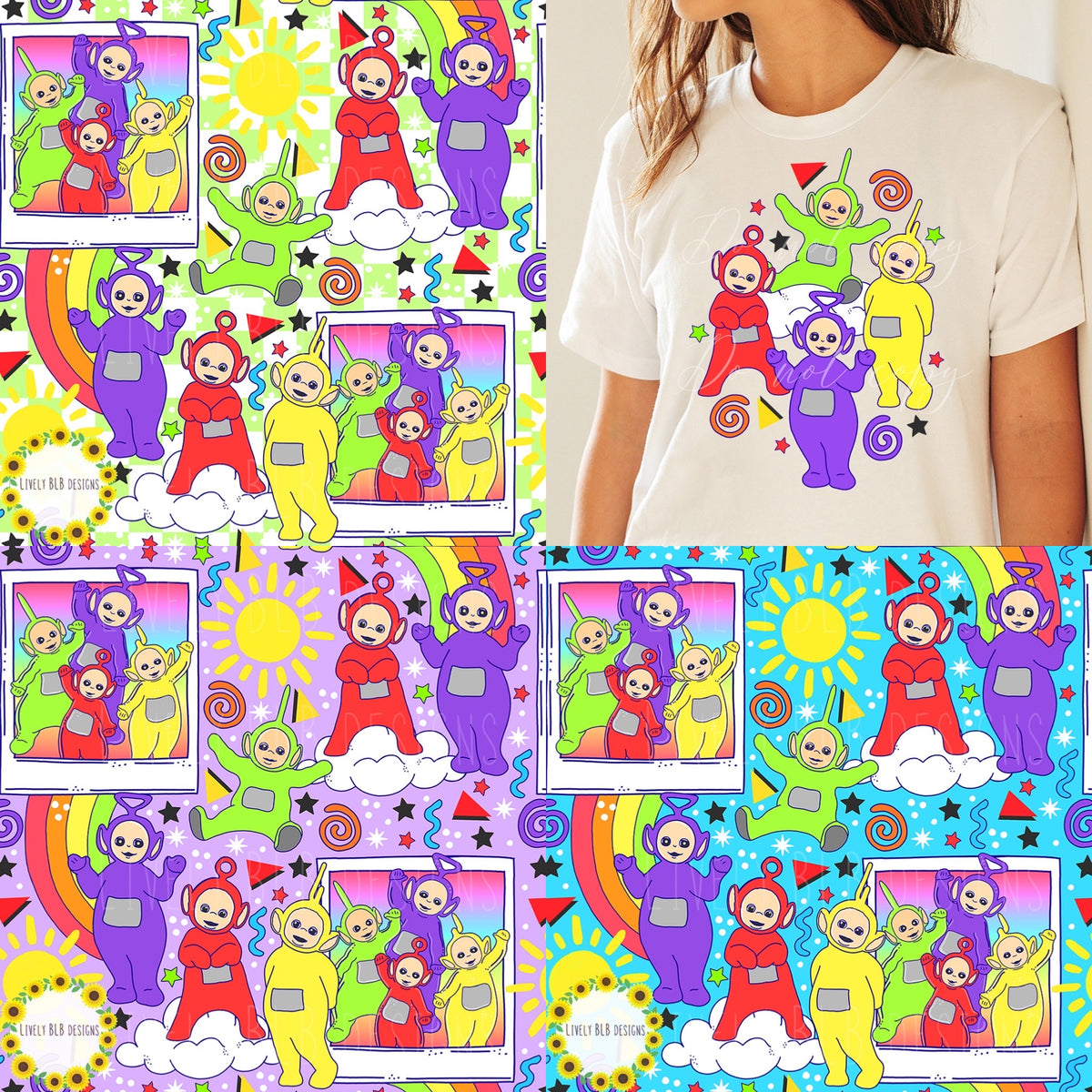 LIMITED Nostalgia Party Bundle All 8 Seamless + 8 Pngs (40 + Files)