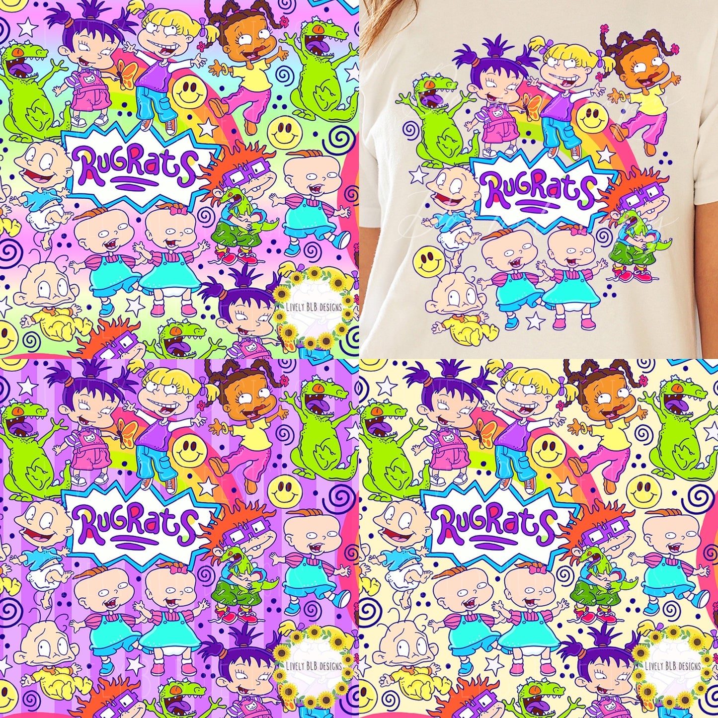 LIMITED Nostalgia Bundle- All Seamless + Pngs (All Colorways)