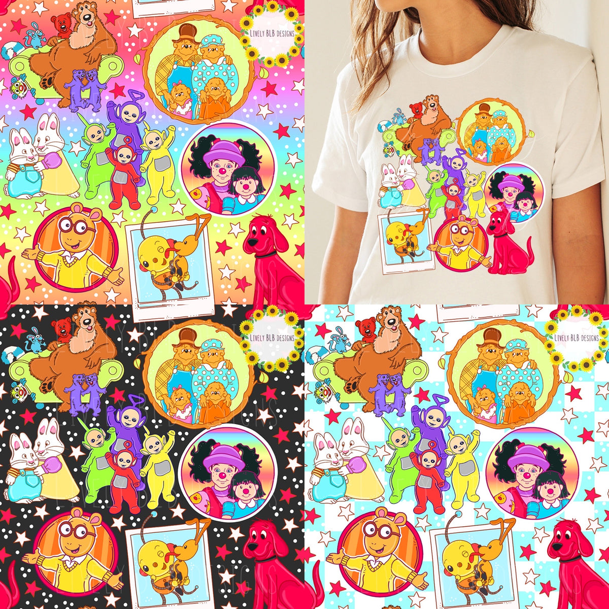 LIMITED Nostalgia Party Bundle All 8 Seamless + 8 Pngs (40 + Files)