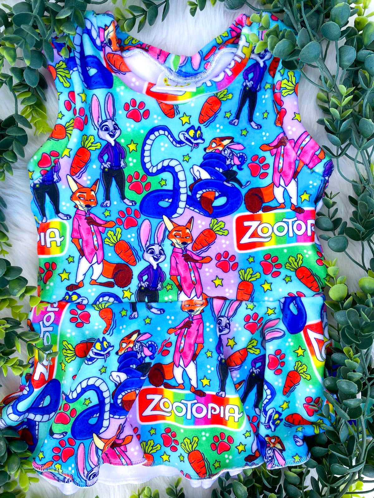 Velvety Zootopia (Put Style + Size in Notes at Checkout)