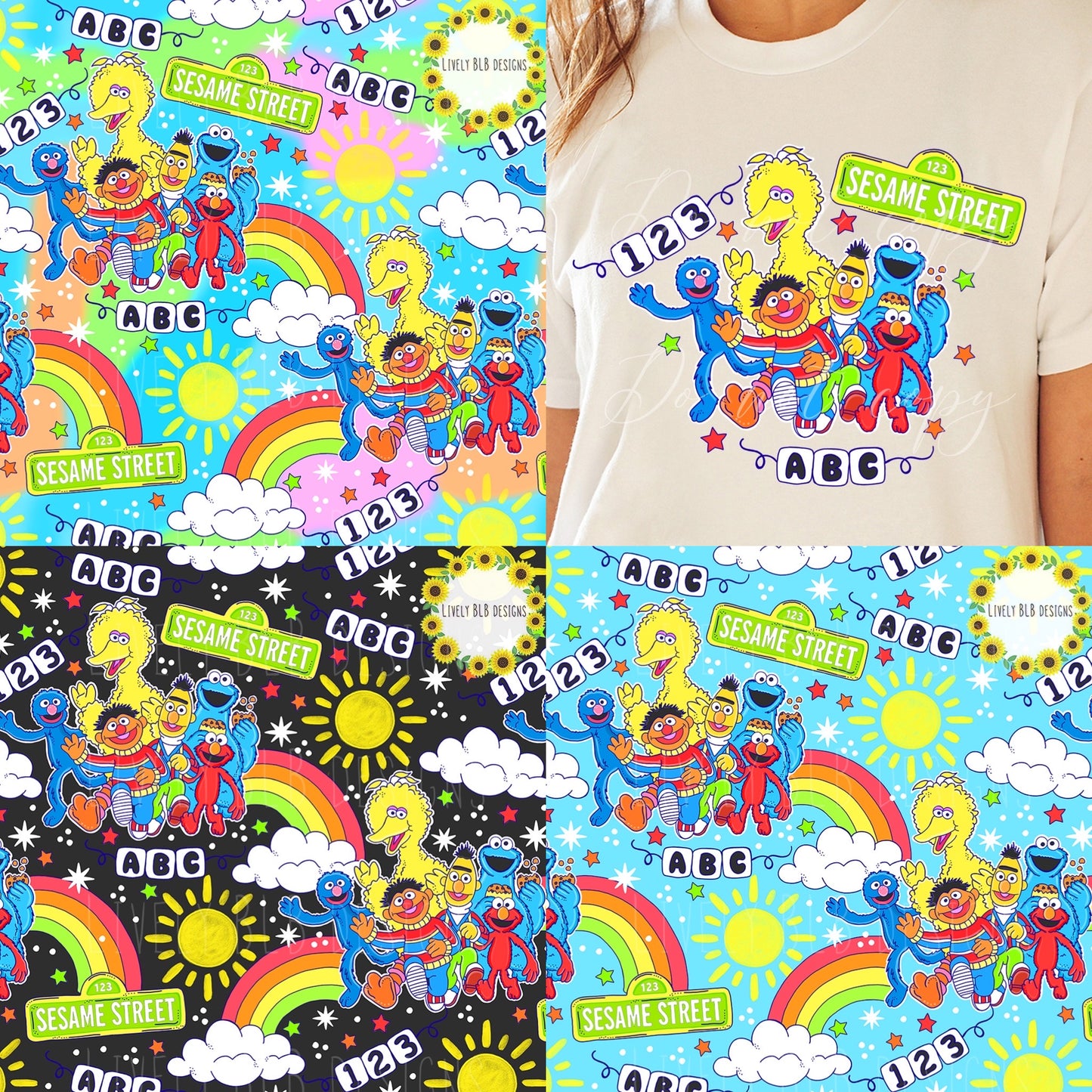 LIMITED Nostalgia Bundle- All Seamless + Pngs (All Colorways)
