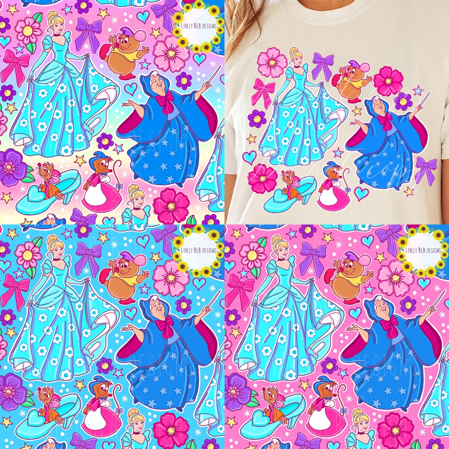 LIMITED EVERYTHING Princess Era Bundle (All Seamless + Pngs) All Colorways 45+ Files