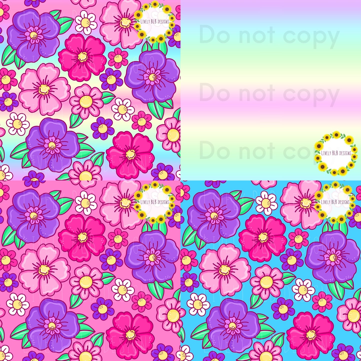 LIMITED Princess Era Part One Bundle (All Seamless + Pngs) All Colorways 20+ Files