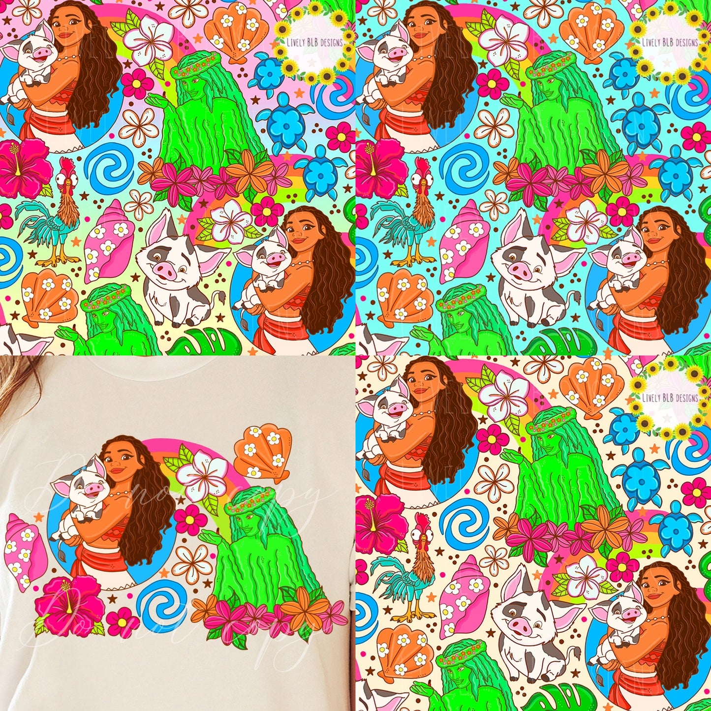 LIMITED Princess Era Part One Bundle (All Seamless + Pngs) All Colorways 20+ Files