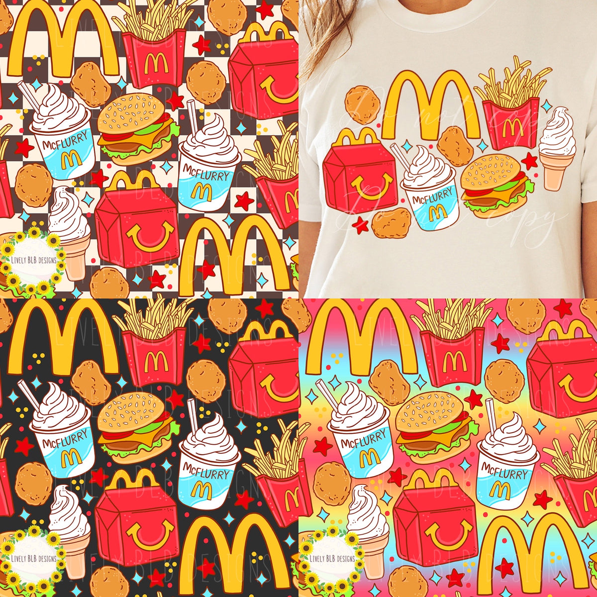 LIMITED Designer Favs Nostalgia Party Bundle All 8 Seamless + 8 Pngs (45 + Files)