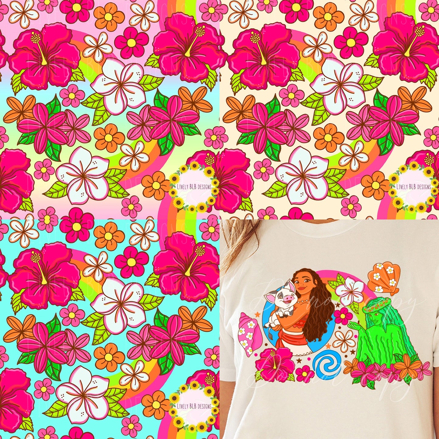 LIMITED Princess Era Part One Bundle (All Seamless + Pngs) All Colorways 20+ Files