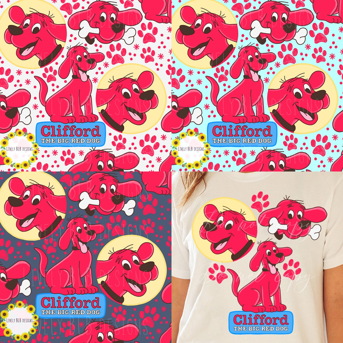 Limited BUNDLE Character 5 Seamless + 5 Pngs (All Colorways) Mystery Bundle Exclusive File