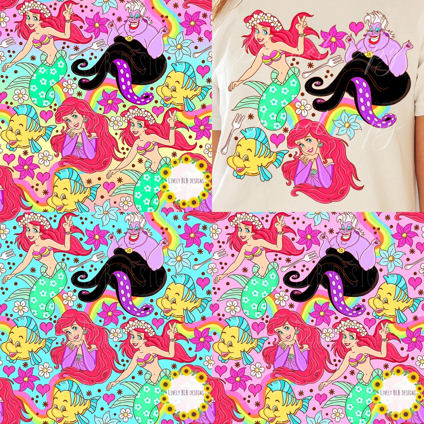 LIMITED EVERYTHING Princess Era Bundle (All Seamless + Pngs) All Colorways 45+ Files