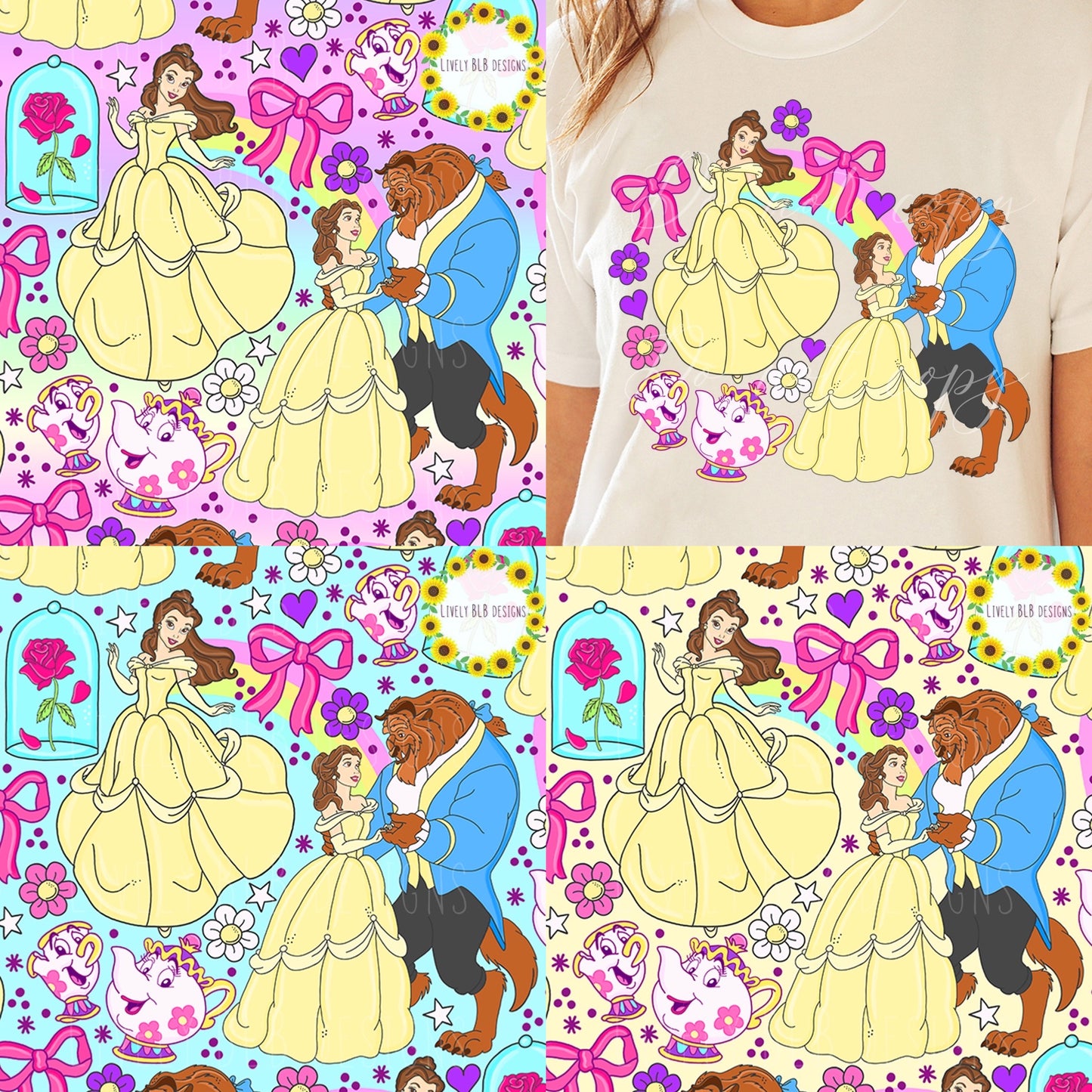 LIMITED EVERYTHING Princess Era Bundle (All Seamless + Pngs) All Colorways 45+ Files