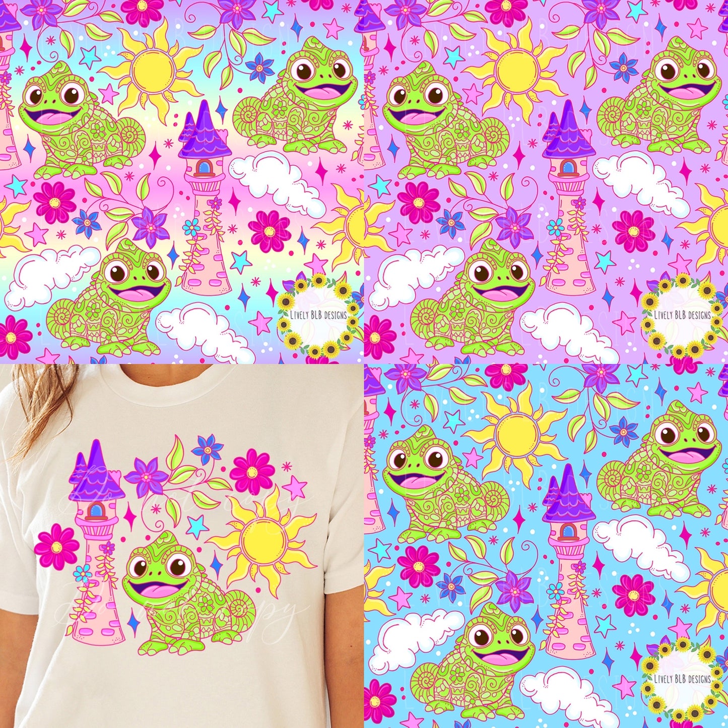 Sidekick Bundle- All Seamless + Pngs (Colorways LIMITED)