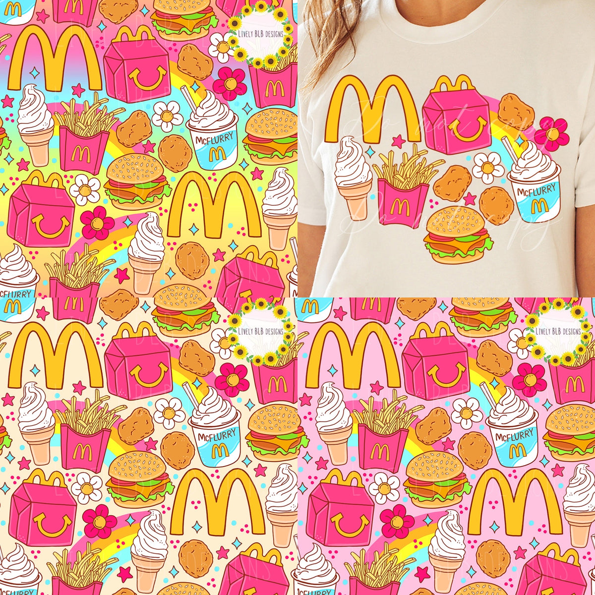 LIMITED Designer Favs Nostalgia Party Bundle All 8 Seamless + 8 Pngs (45 + Files)