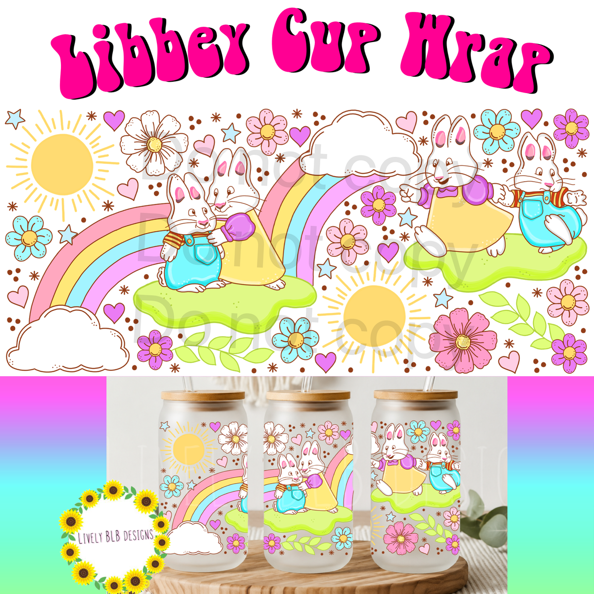 Cup Wrap Limited Nostalgia Party Bundle 8 Libbey Cup Wraps