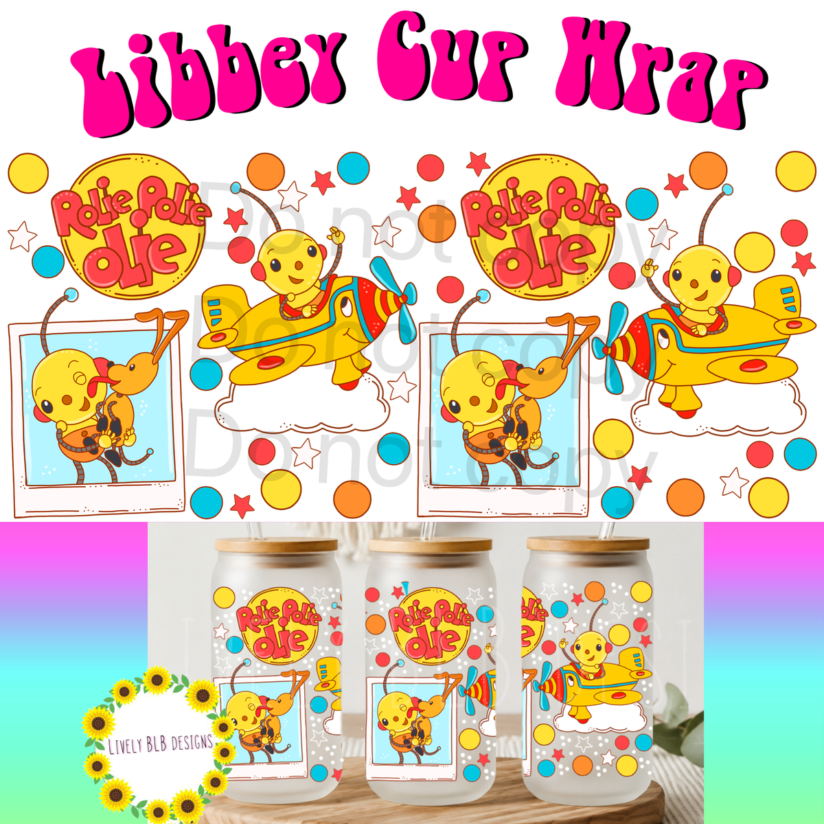 Cup Wrap Limited Nostalgia Party Bundle 8 Libbey Cup Wraps