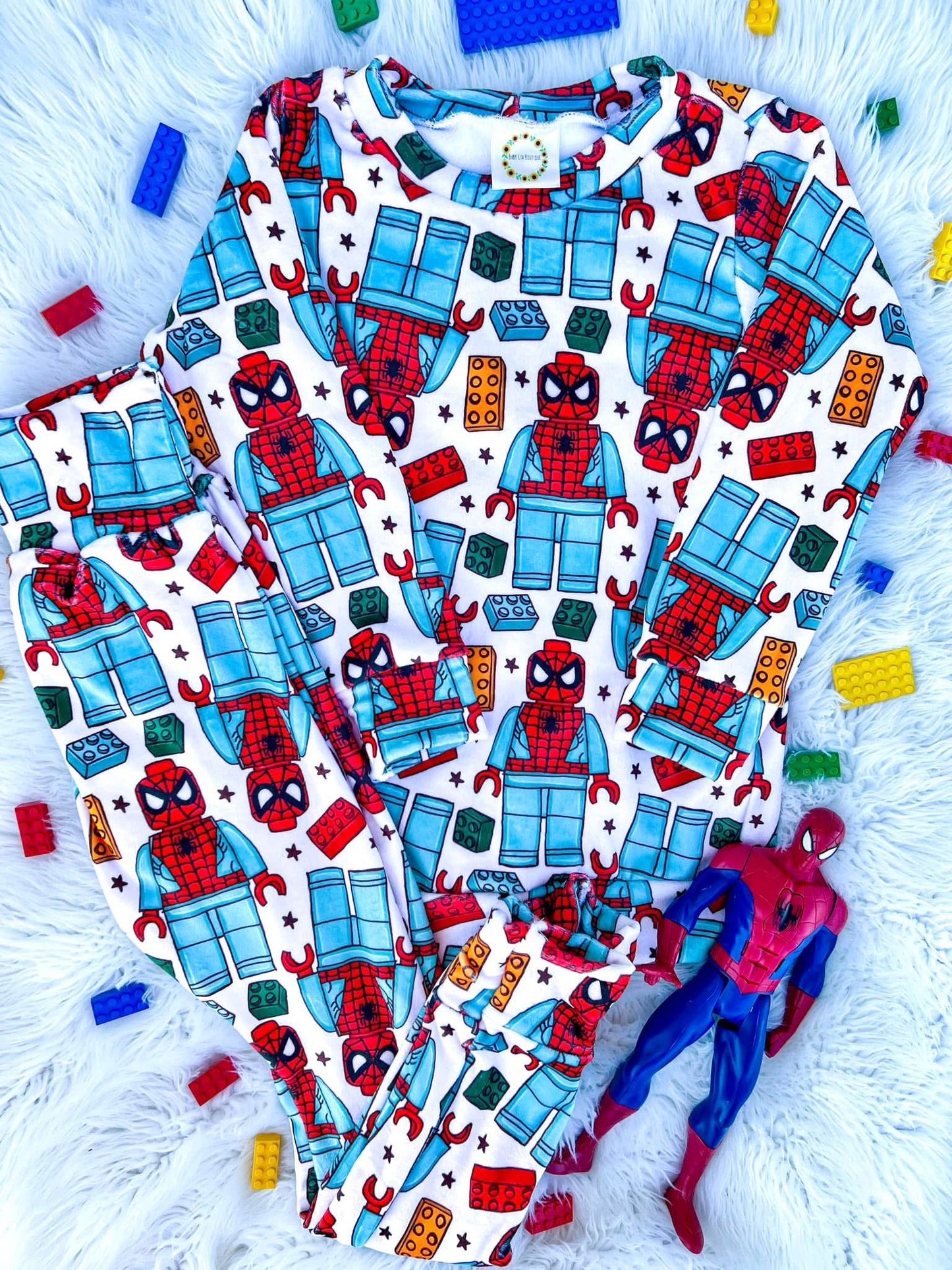 Velvety Blocks Superhero BLB Handdrawn (Select Style)