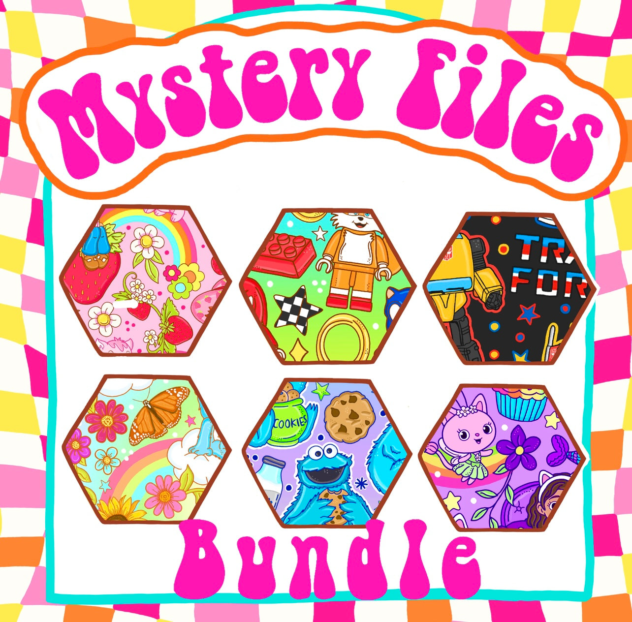 BUNDLE Mystery 6 Seamless + PNG's- ALL