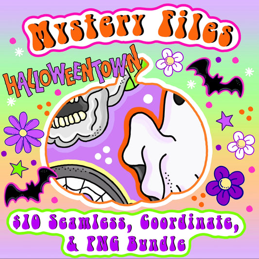 Mystery 2 Seamless, Coordinate, Png Bundle