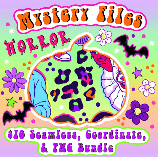 Mystery 4 Seamless, Coordinate, Png Bundle