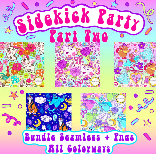 Part Two Sidekick Bundle- All Seamless + Pngs (Colorways LIMITED)