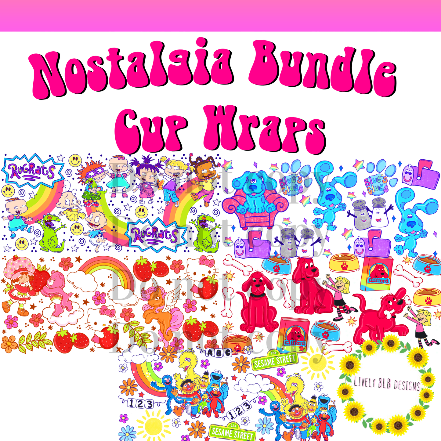Cup Wrap Limited Nostalgia Bundle 5 Libbey Cup Wraps