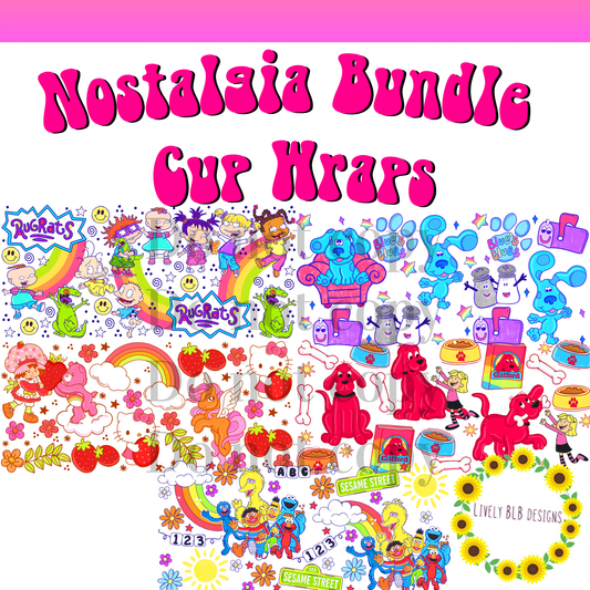 Cup Wrap Limited Nostalgia Bundle 5 Libbey Cup Wraps
