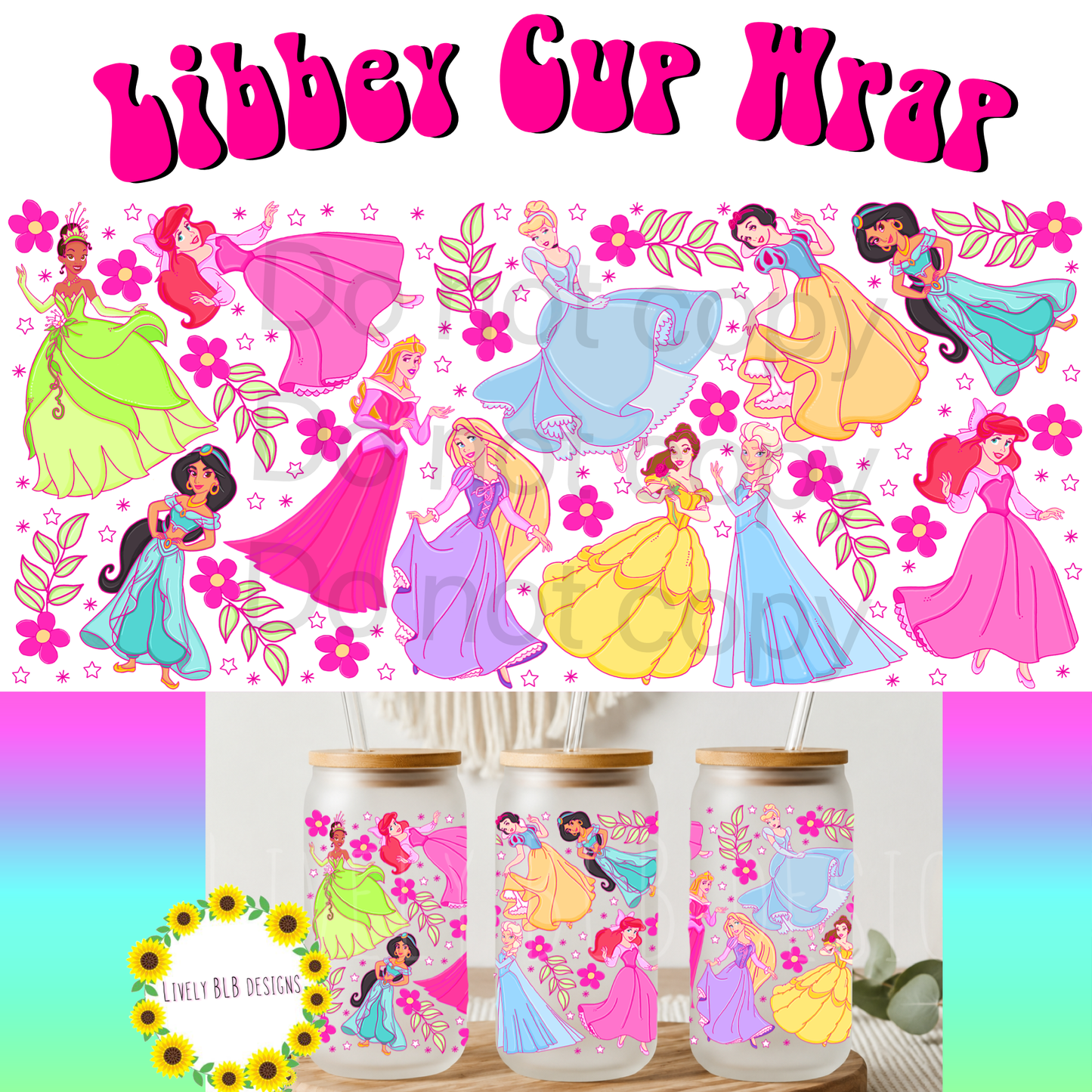 Cup Wrap Limited Character Bundle 5 Libbey Cup Wraps