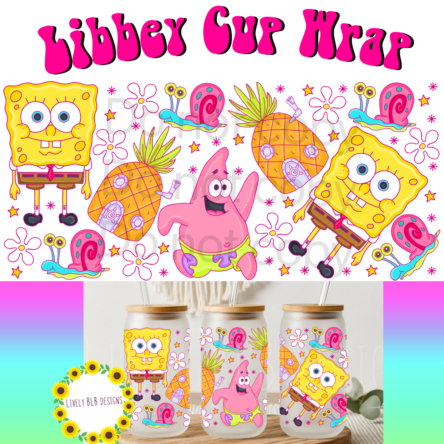 Cup Wrap Limited Character Bundle 5 Libbey Cup Wraps