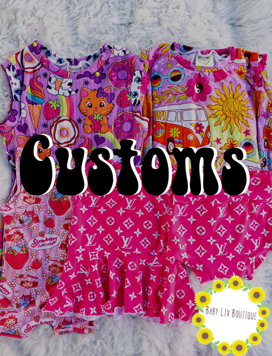 Bamboo Custom Outfit (Put Style + Size in Notes at Checkout)