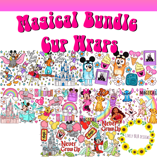 Cup Wrap Limited Magical Bundle 5 Libbey Cup Wraps