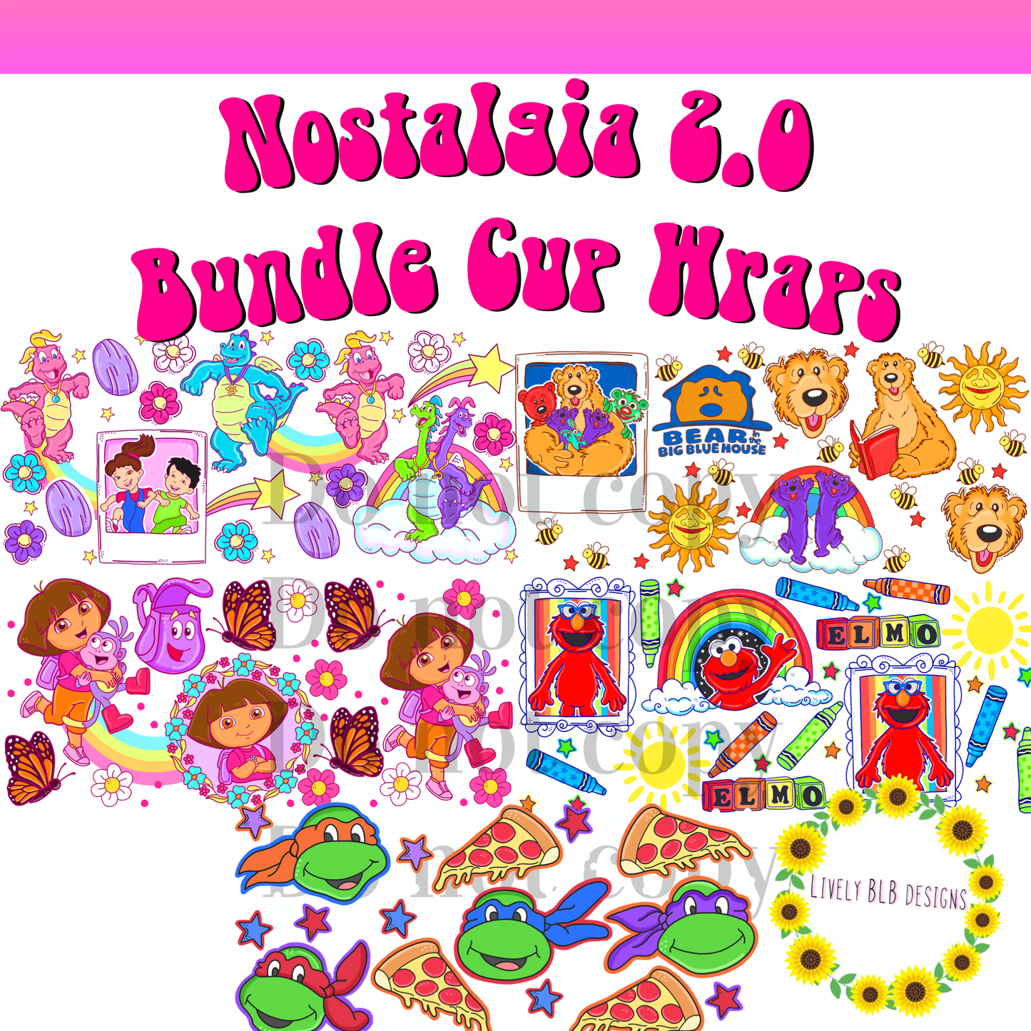 Cup Wrap Limited Nostalgia 2.0 Bundle 5 Libbey Cup Wraps