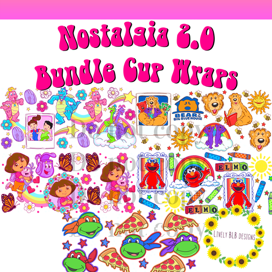 Cup Wrap Limited Nostalgia 2.0 Bundle 5 Libbey Cup Wraps