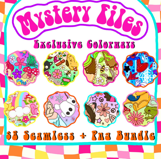 LIMITED- Mystery Reveal 8 Seamless + Png Bundle Exclusive Colorways TODAY ONLY!!!