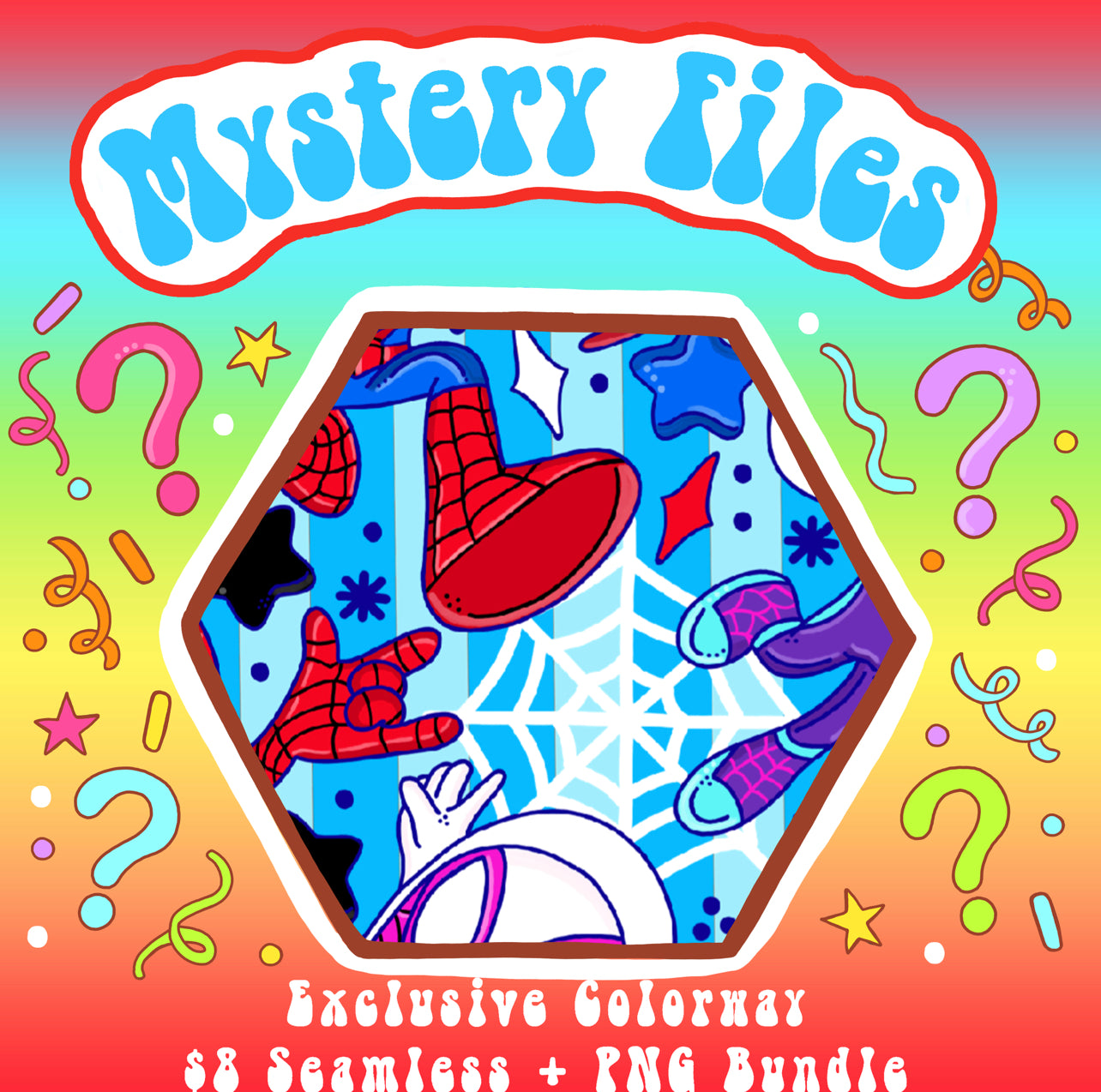 LIMITED- Mystery Reveal 8 Seamless + Png Bundle Exclusive Colorways TODAY ONLY!!!