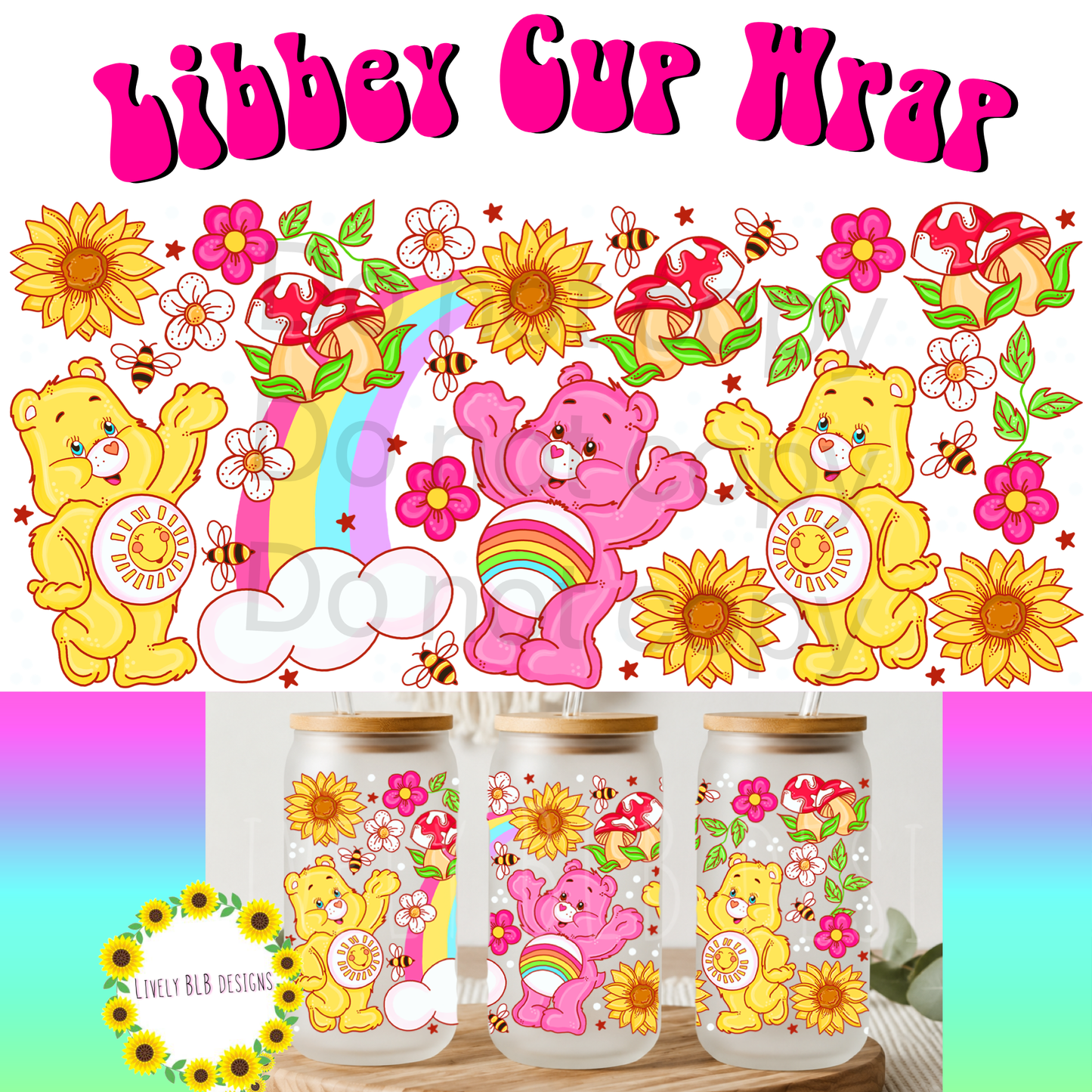 Cup Wrap Limited Character Bundle 8 Libbey Cup Wraps