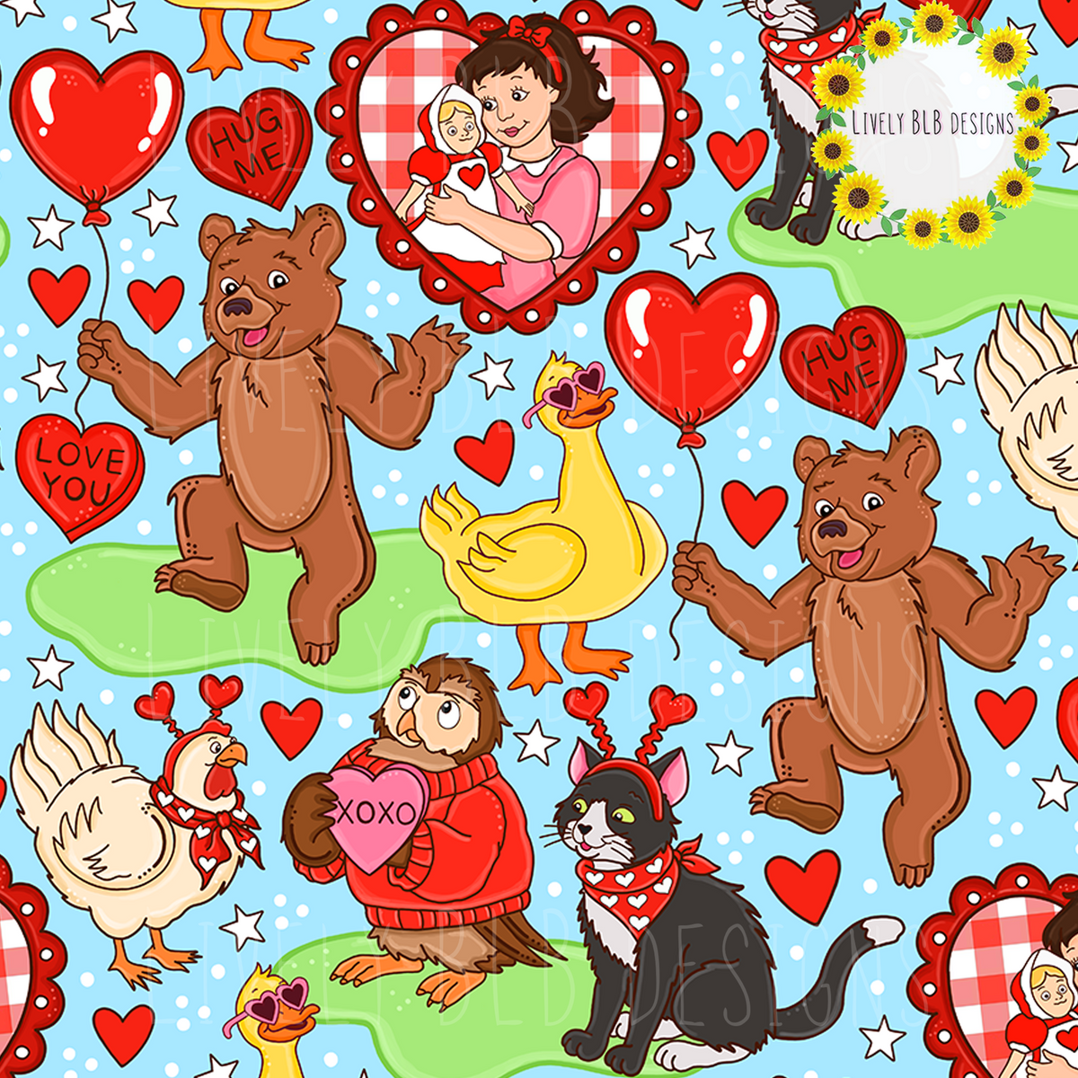 Custom Exclusive Seamless (NO CODES) Lively BLB Designs 2-3 week turnaround time