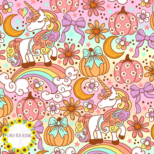 Seamless Fall Cutesy + PNG Bundle S474