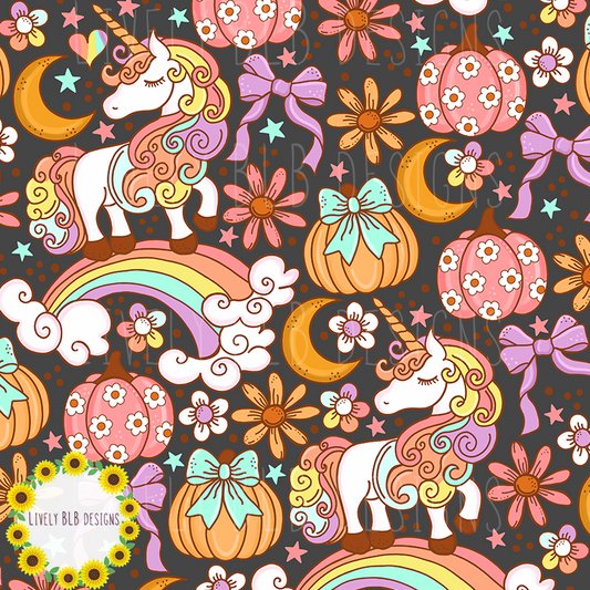 Seamless Fall Cutesy + PNG Bundle S475