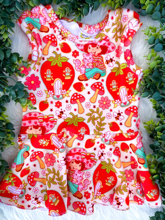 Velvety Strawberry Cottage Time (Put Style + Size in Notes at Checkout)